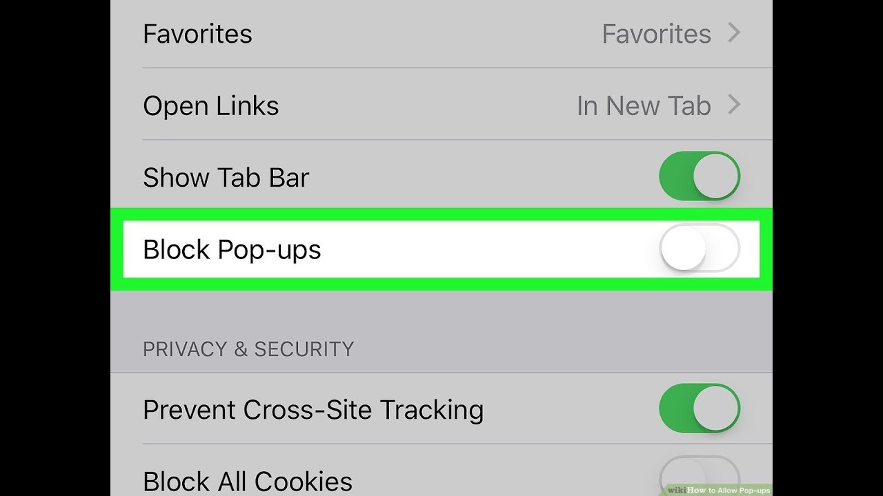 pop up blocker for chrome mac turn on